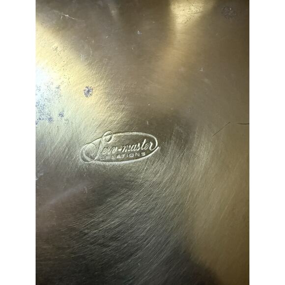 Vtg Ice Bucket Serve Master Ice Bucket Barware MCM Cocktail Drinks 1960s Brass - Picture 10 of 13